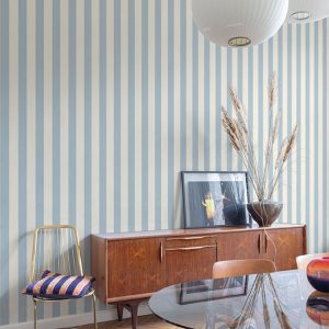 Maison Textured Stripe Blue