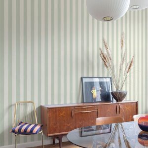 Maison Textured Stripe Green