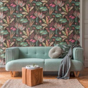 Famous Garden Modern Leaf Black