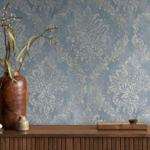 Baroque Damask Blue
