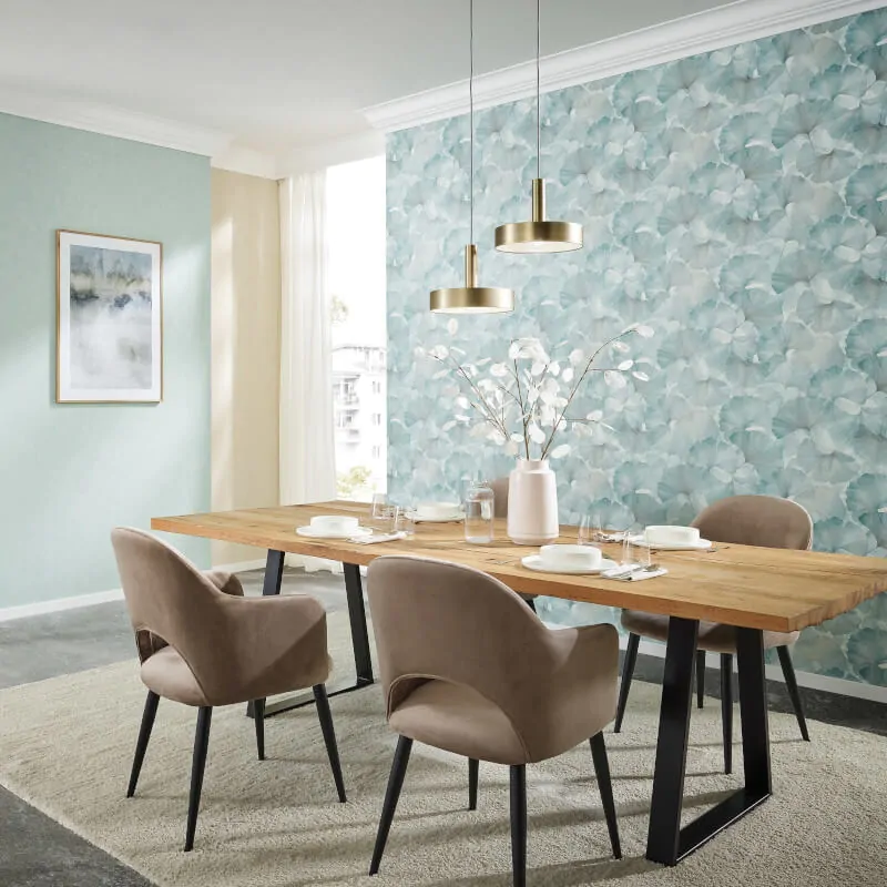 Ginko Floral Green/Teal