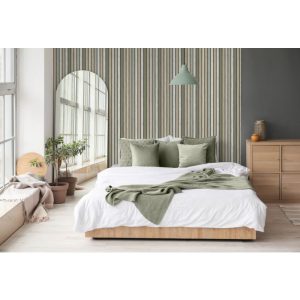 Slat Wall Green Illusion