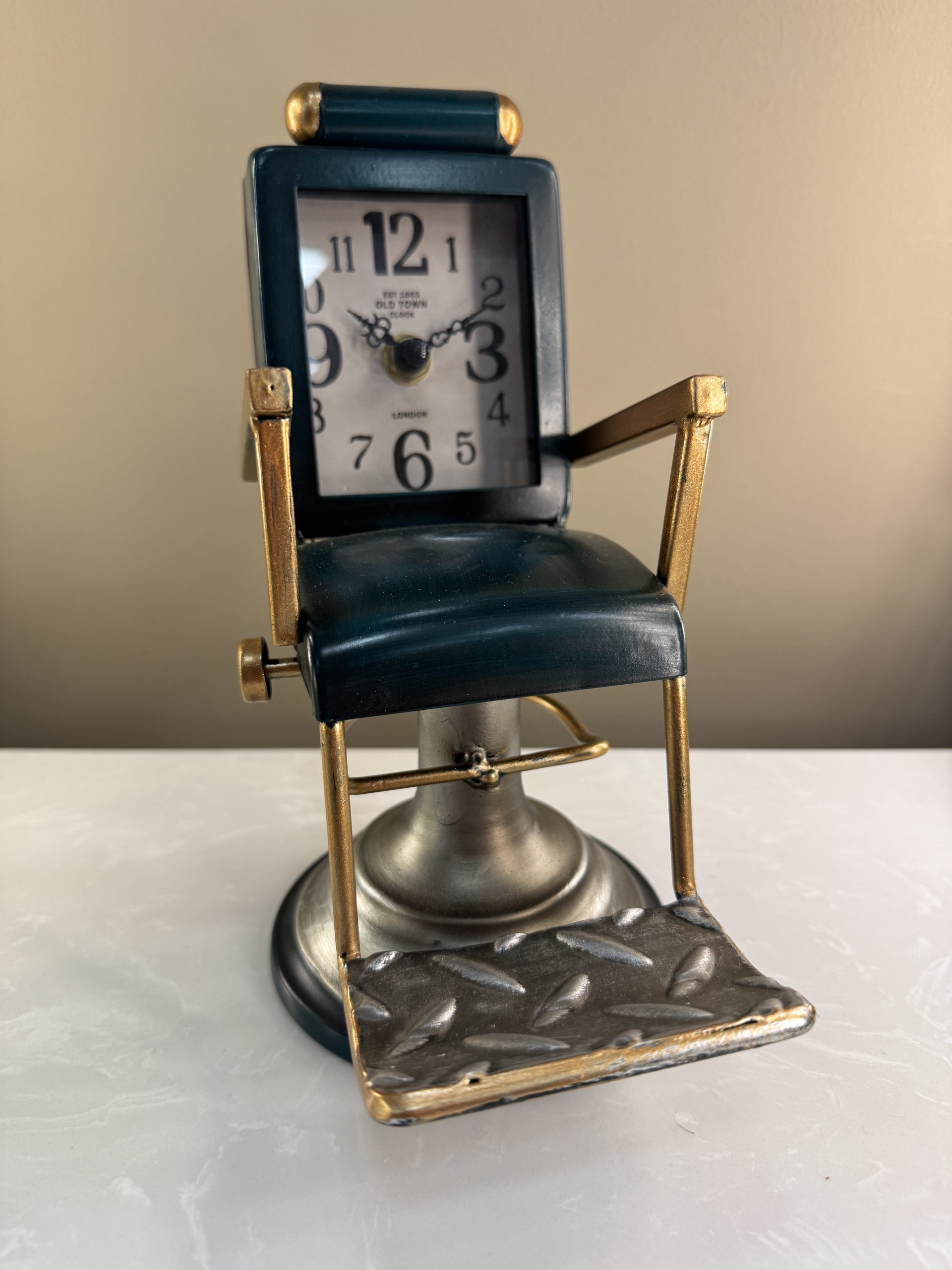 Barbours Chair Clock Green