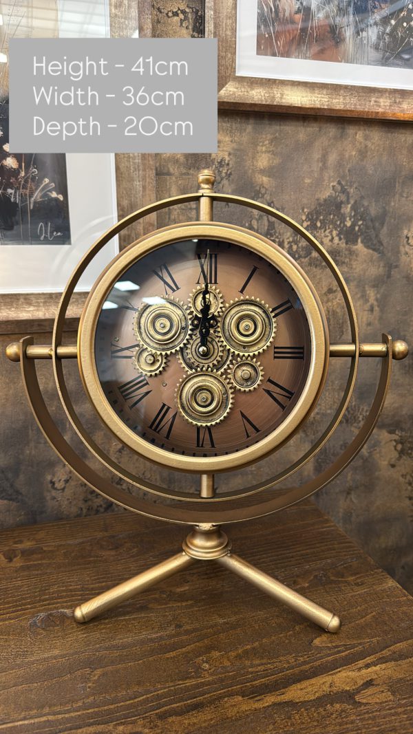 Clock with Cogs - BMK DECOR