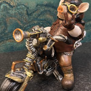 Pig on Motorbike