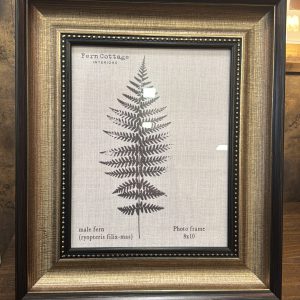 Black and Brushed Gold Frame 8x10