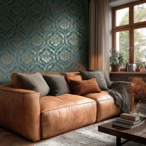 Style And Vibes Damask Teal