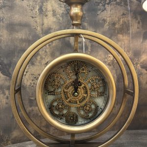 Clock With Moving Cogs