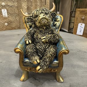 Cow On Chair
