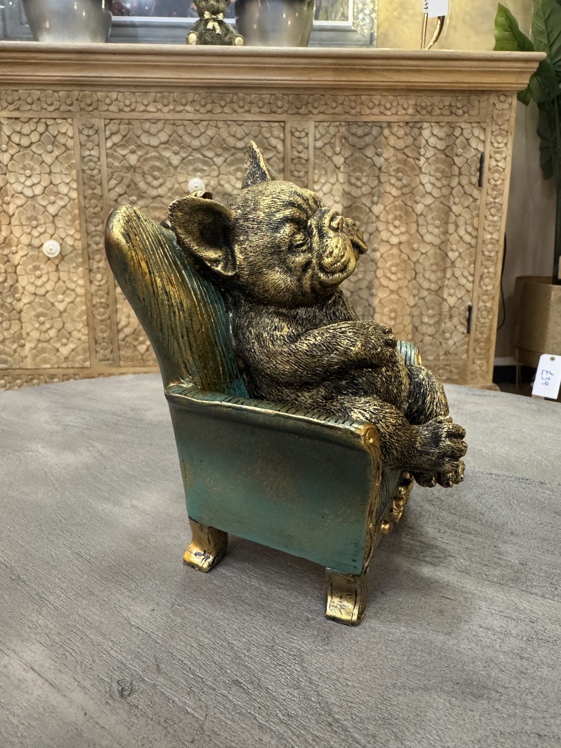 Frenchie In Chair - Image 2