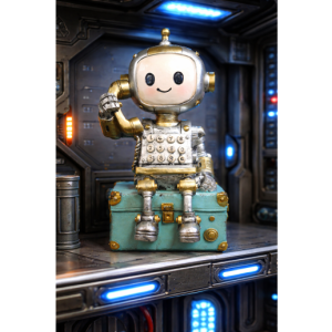 Robot On The Phone