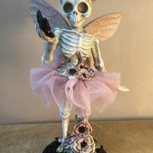 Fairy Skeleton Holding Butterfly