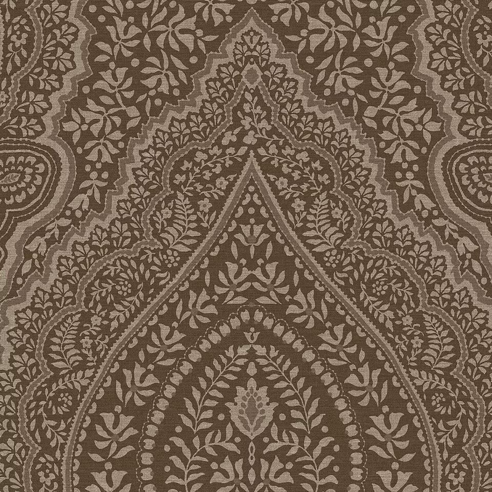 Chantilly Lace Damask Brown Taupe - Image 3