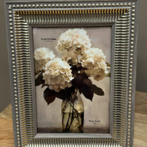 Detailed Taupe Gold Frame 5x7